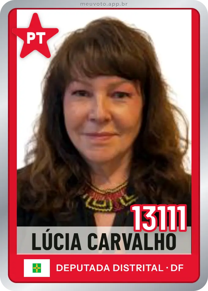 Carta de Lúcia Carvalho, número 13111, PT