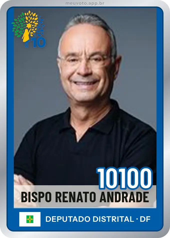 Carta de Bispo Renato Andrade, número 10100, Republicanos