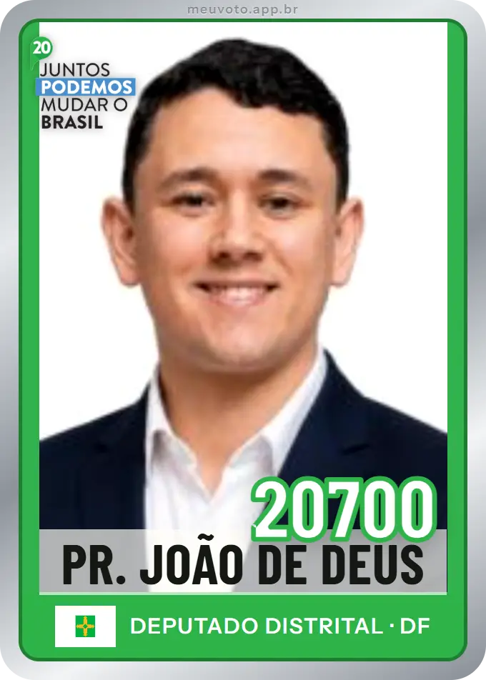 Carta de Pr. João de Deus, número 20700, Podemos