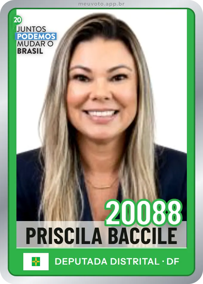 Carta de Priscila Baccile, número 20088, Podemos