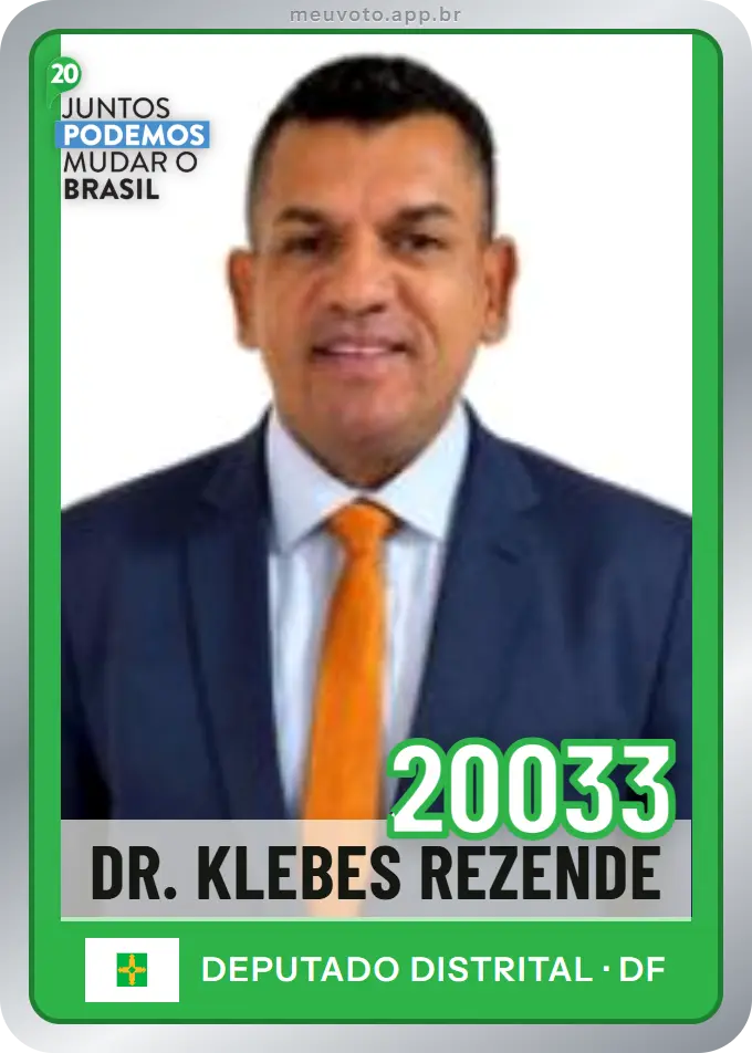 Carta de Dr. Klebes Rezende, número 20033, Podemos