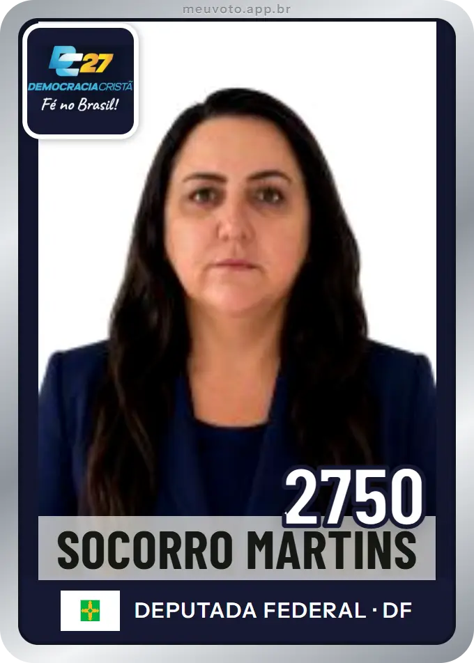 Carta de Socorro Martins, número 2750, DC