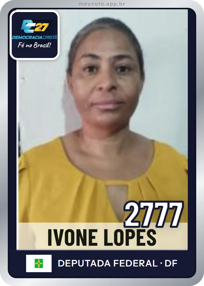 Carta de Ivone Lopes, número 2777, DC