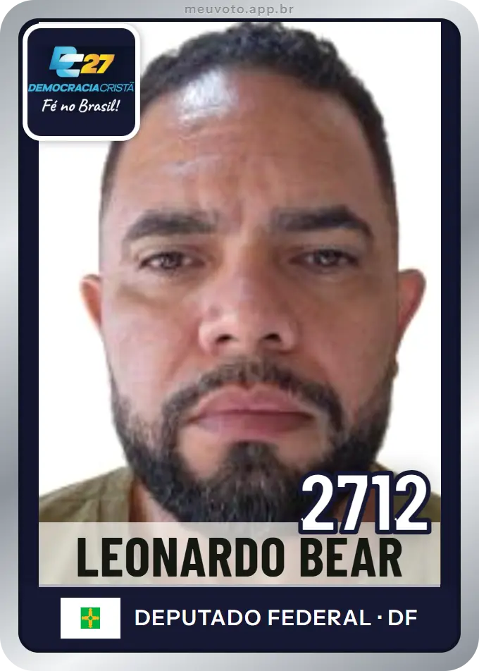 Carta de Leonardo Bear, número 2712, DC