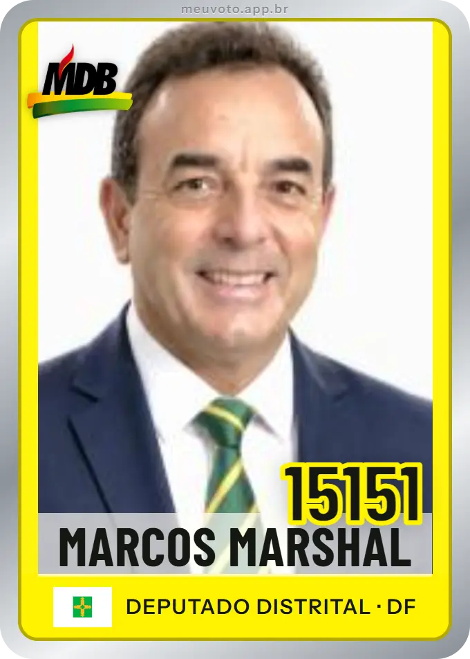 Carta de Marcos Marshal, número 15151, MDB