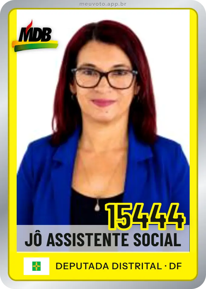 Carta de Jô Assistente Social, número 15444, MDB