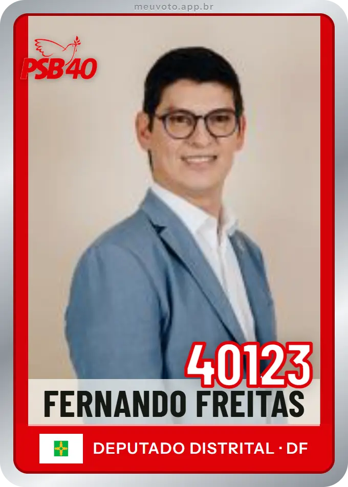 Carta de Fernando Freitas, número 40123, PSB