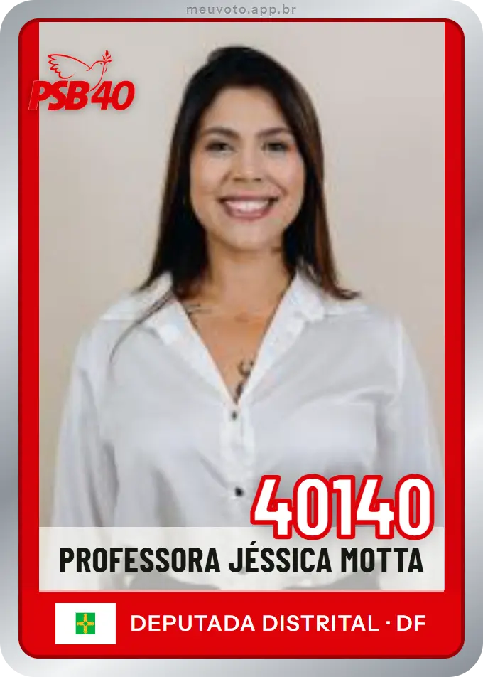 Carta de Professora Jéssica Motta, número 40140, PSB