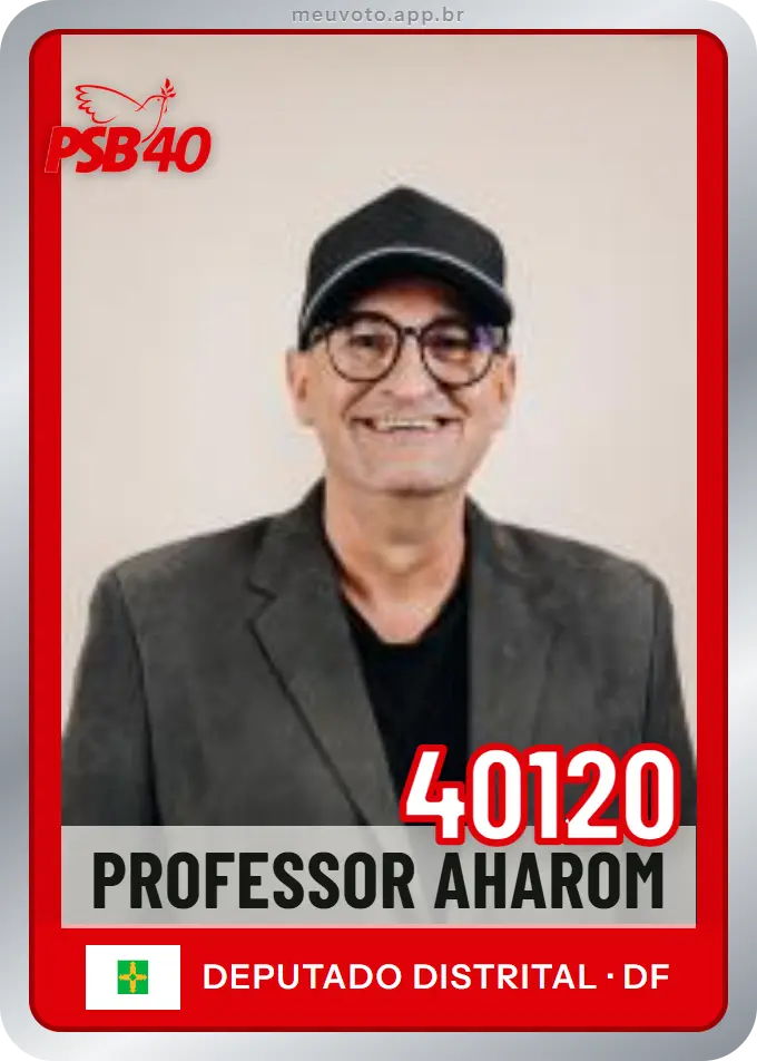 Carta de Professor Aharom, número 40120, PSB
