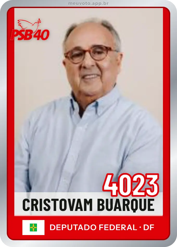 Carta de Cristovam Buarque, número 4023, PSB