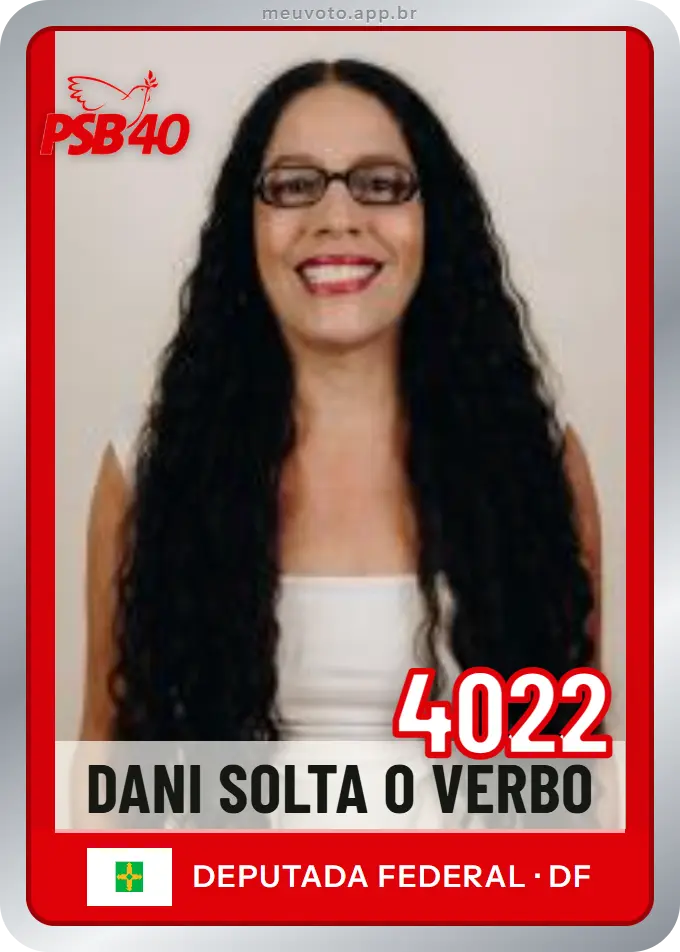 Carta de Dani Solta O Verbo, número 4022, PSB