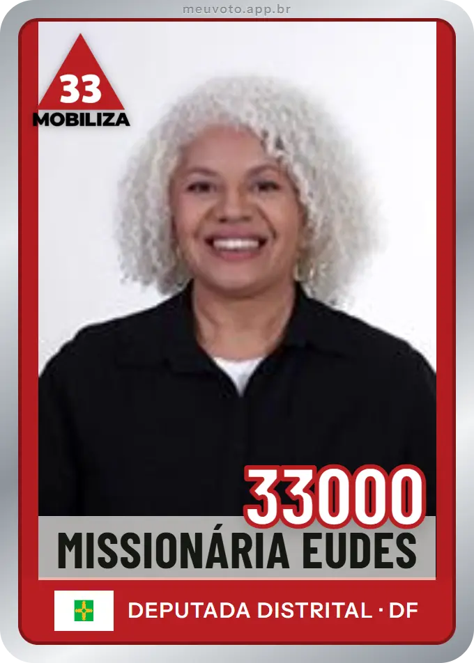 Carta de Missionária Eudes, número 33000, Mobiliza
