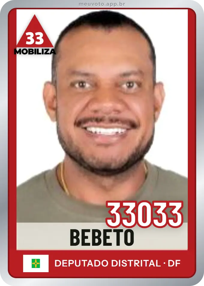 Carta de Bebeto, número 33033, Mobiliza