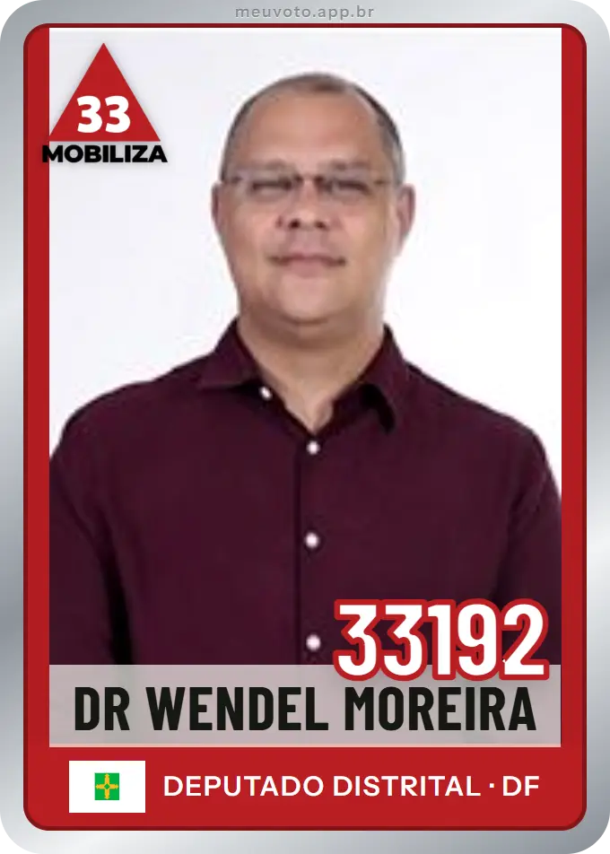 Carta de Dr Wendel Moreira, número 33192, Mobiliza