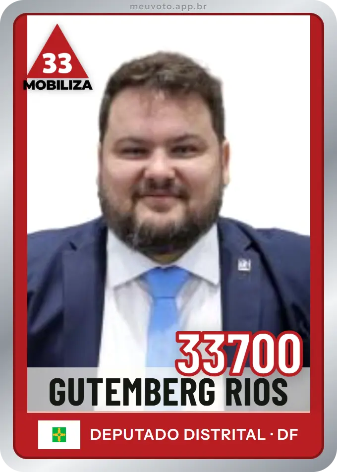 Carta de Gutemberg Rios, número 33700, Mobiliza