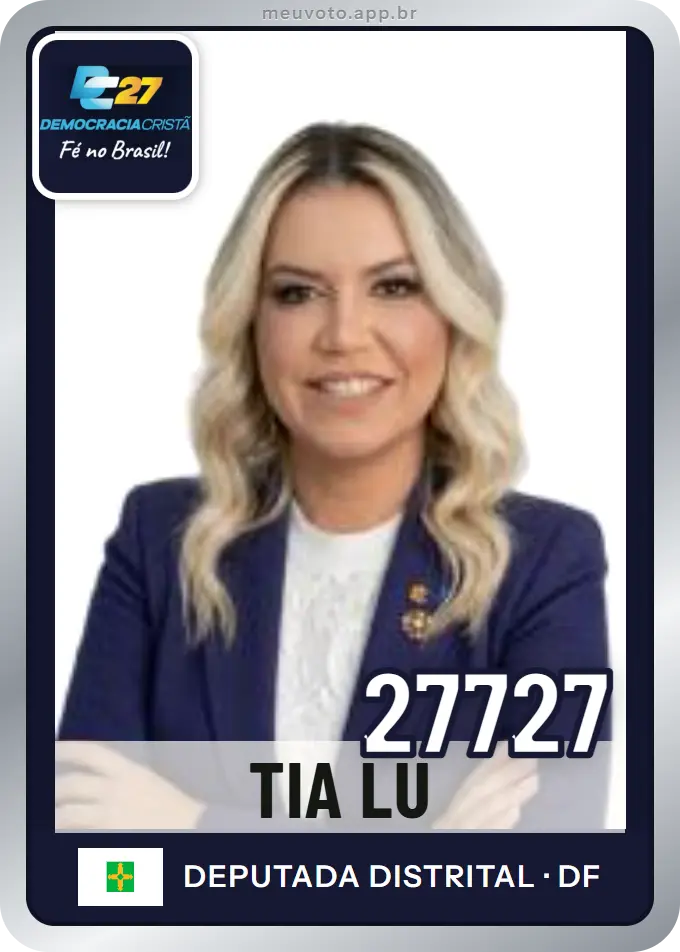 Carta de Tia Lu, número 27727, DC