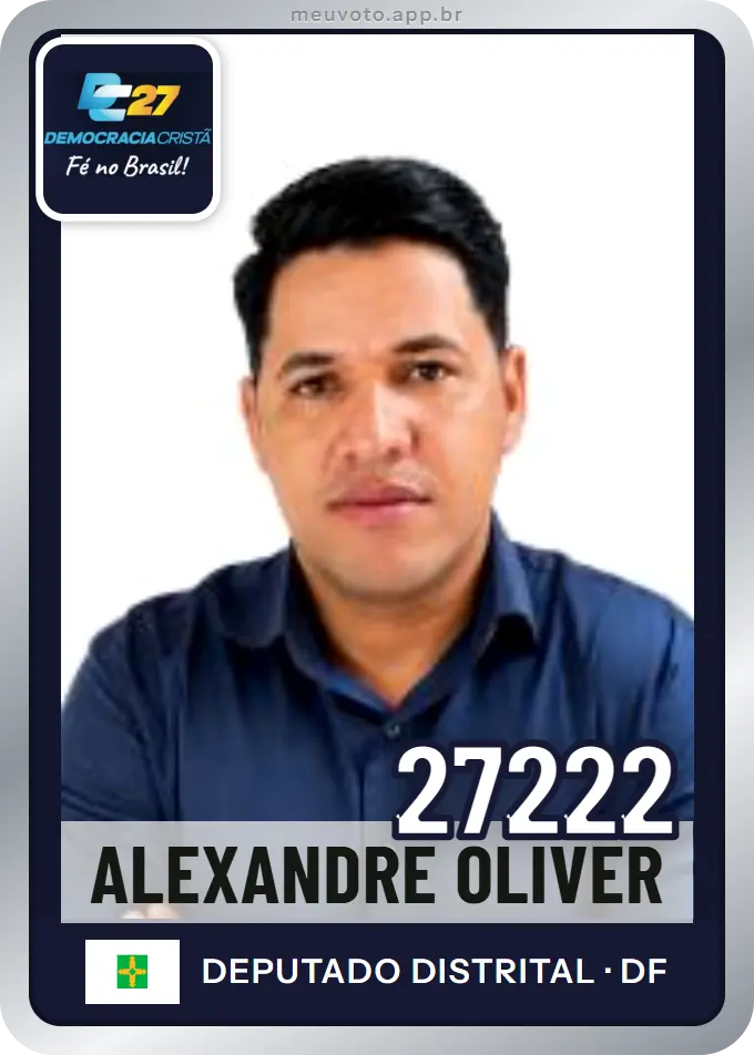 Carta de Alexandre Oliver, número 27222, DC