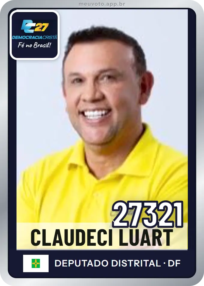 Carta de Claudeci Luart, número 27321, DC
