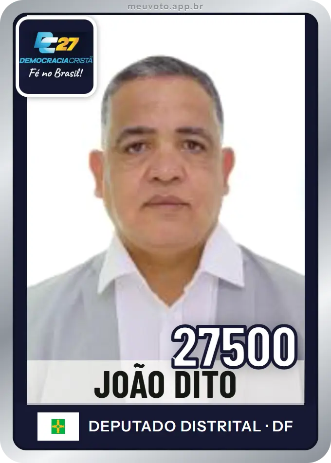 Carta de João Dito, número 27500, DC