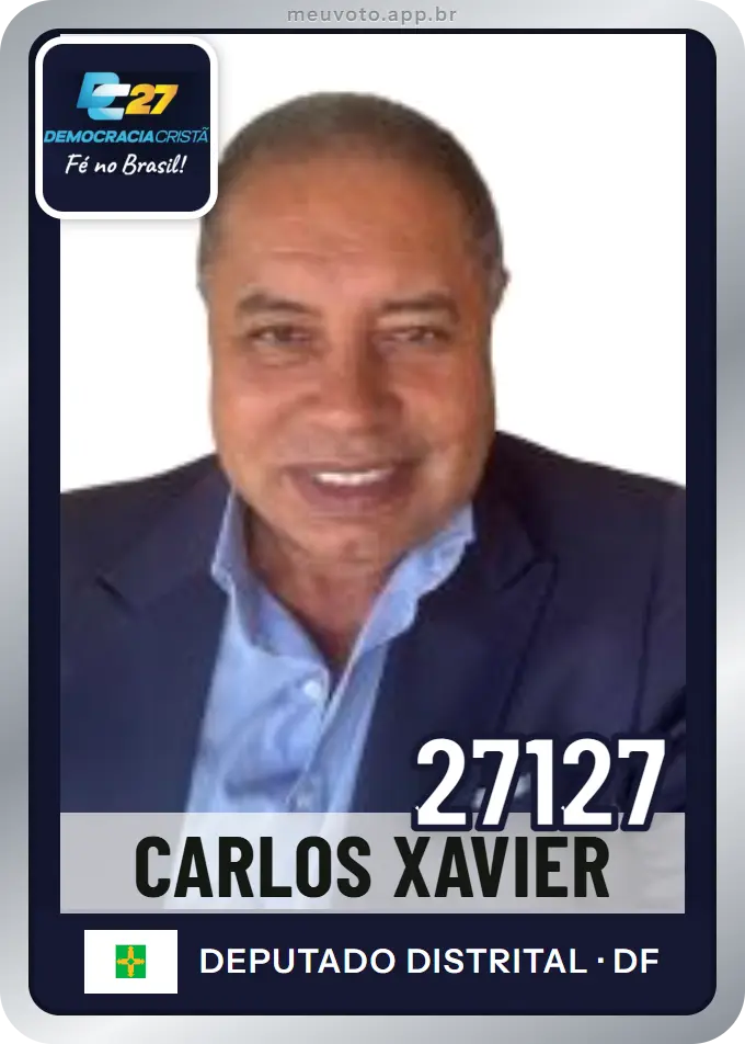 Carta de Carlos Xavier, número 27127, DC