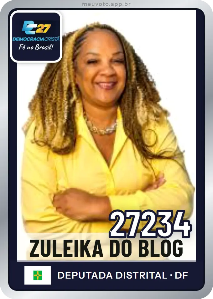 Carta de Zuleika do Blog, número 27234, DC