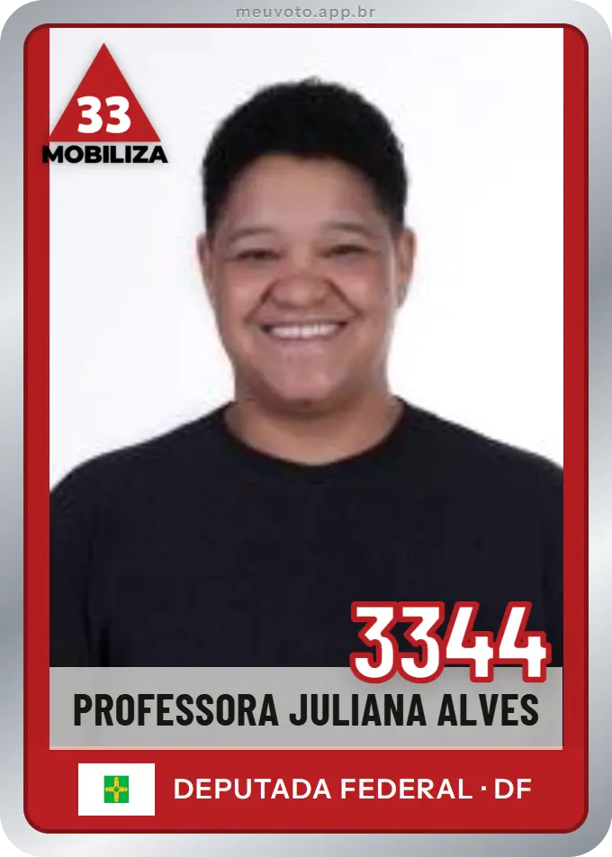 Carta de Professora Juliana Alves, número 3344, Mobiliza
