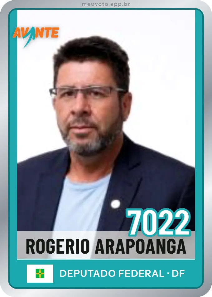 Carta de Rogerio Arapoanga, número 7022, Avante