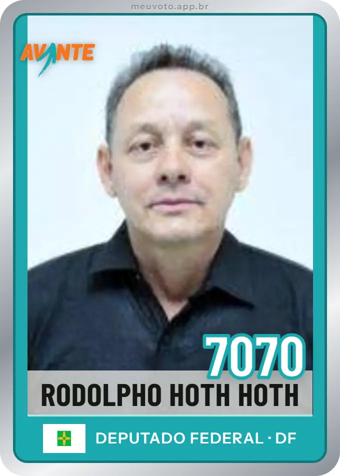 Carta de Rodolpho Hoth Hoth, número 7070, Avante
