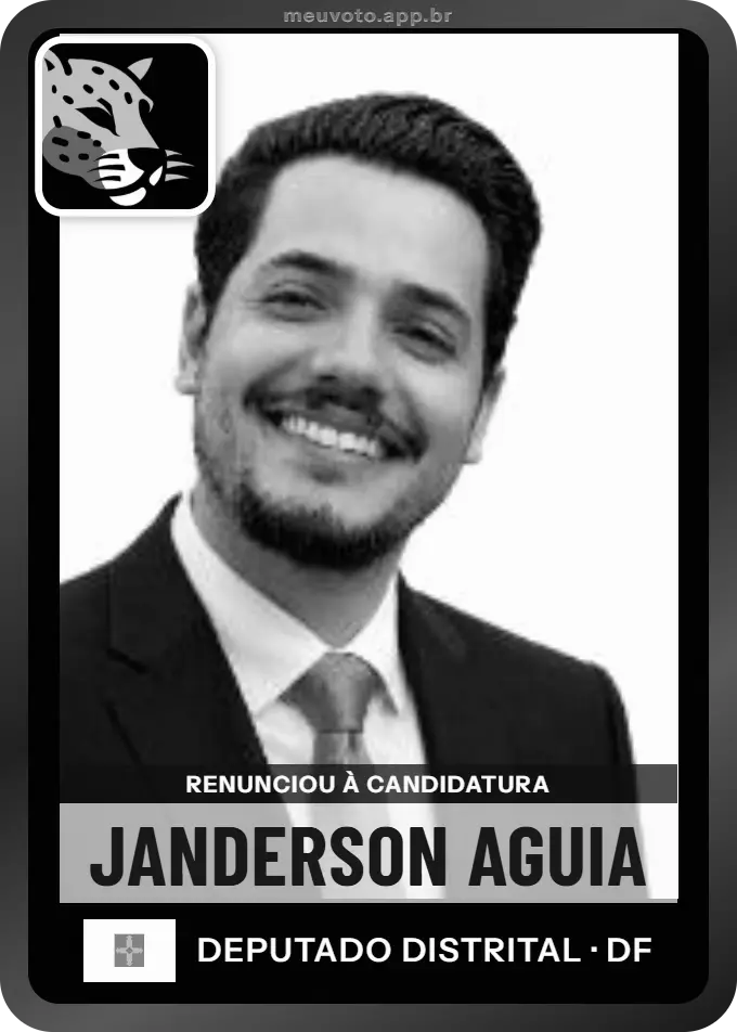 Carta de Janderson Aguia, Missão. Renunciou à candidatura e não vai à urna.