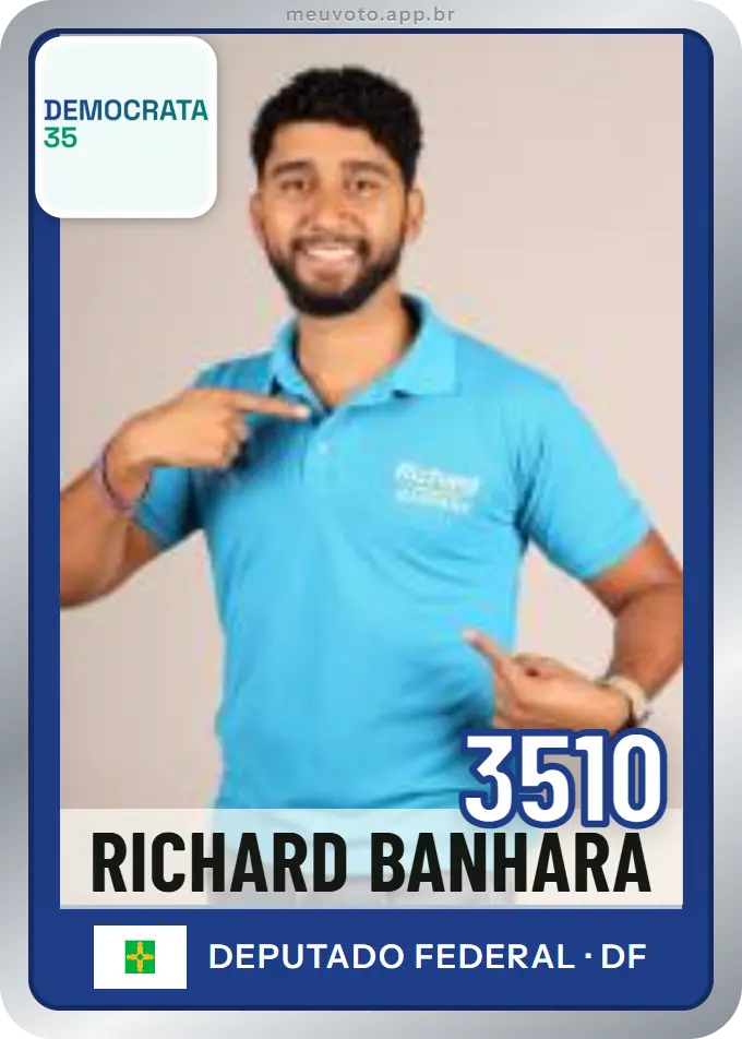 Carta de Richard Banhara, número 3510, Democrata