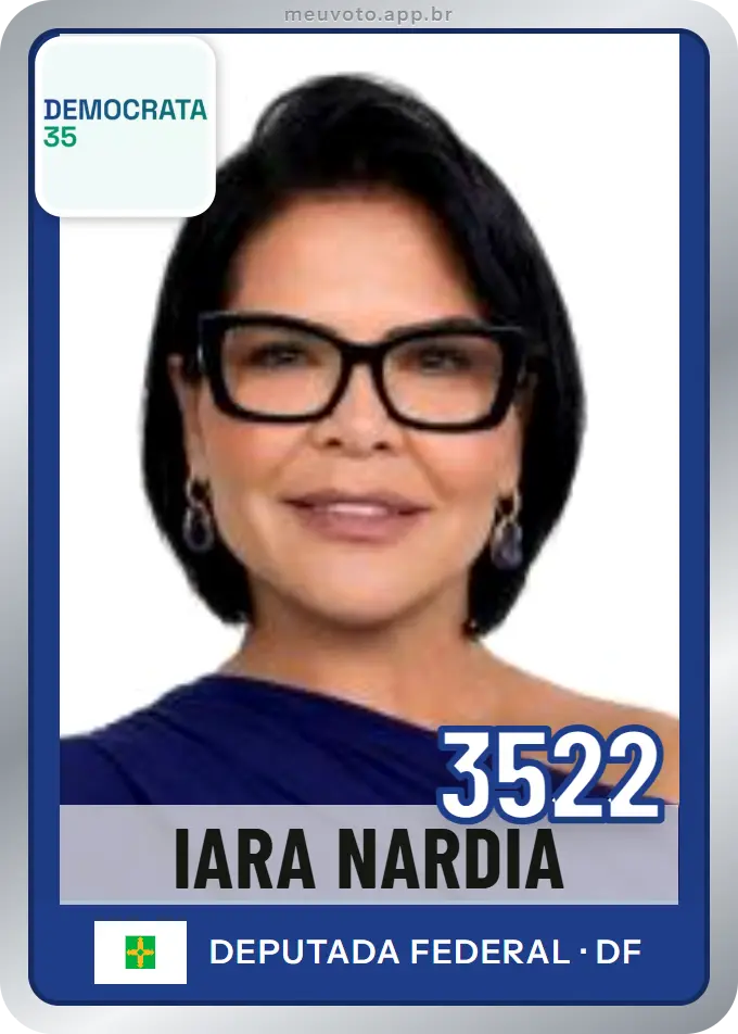 Carta de Iara Nardia, número 3522, Democrata