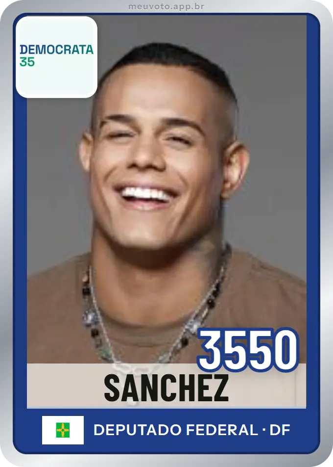 Carta de Sanchez, número 3550, Democrata
