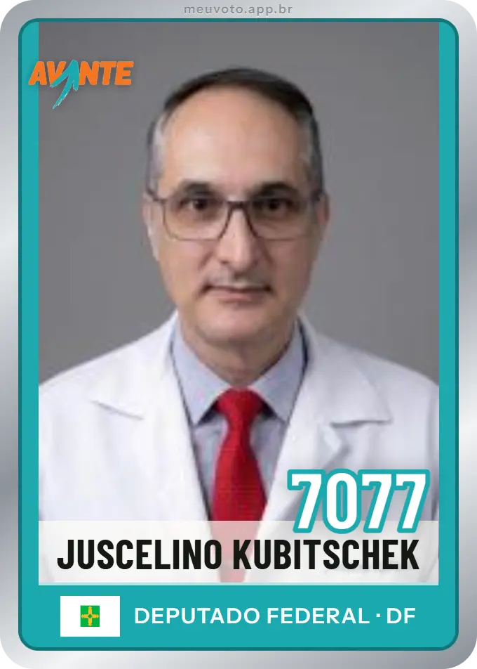 Carta de Juscelino Kubitschek, número 7077, Avante
