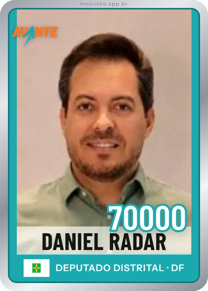 Carta de Daniel Radar, número 70000, Avante