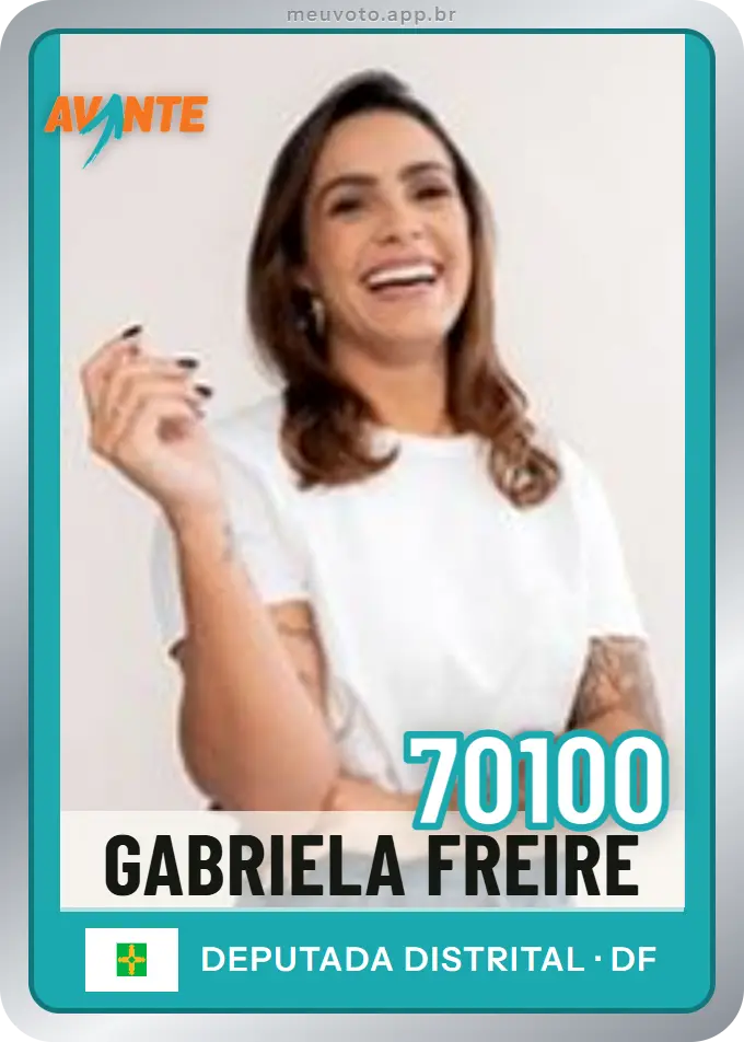 Carta de Gabriela Freire, número 70100, Avante