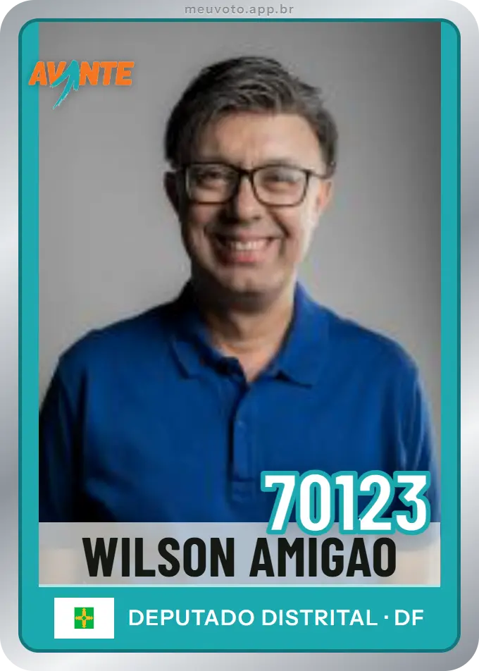 Carta de Wilson Amigão, número 70123, Avante