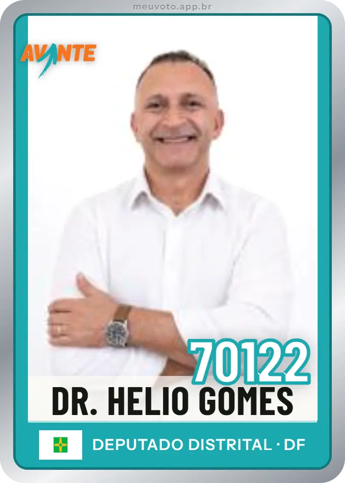 Carta de Dr. Helio Gomes, número 70122, Avante
