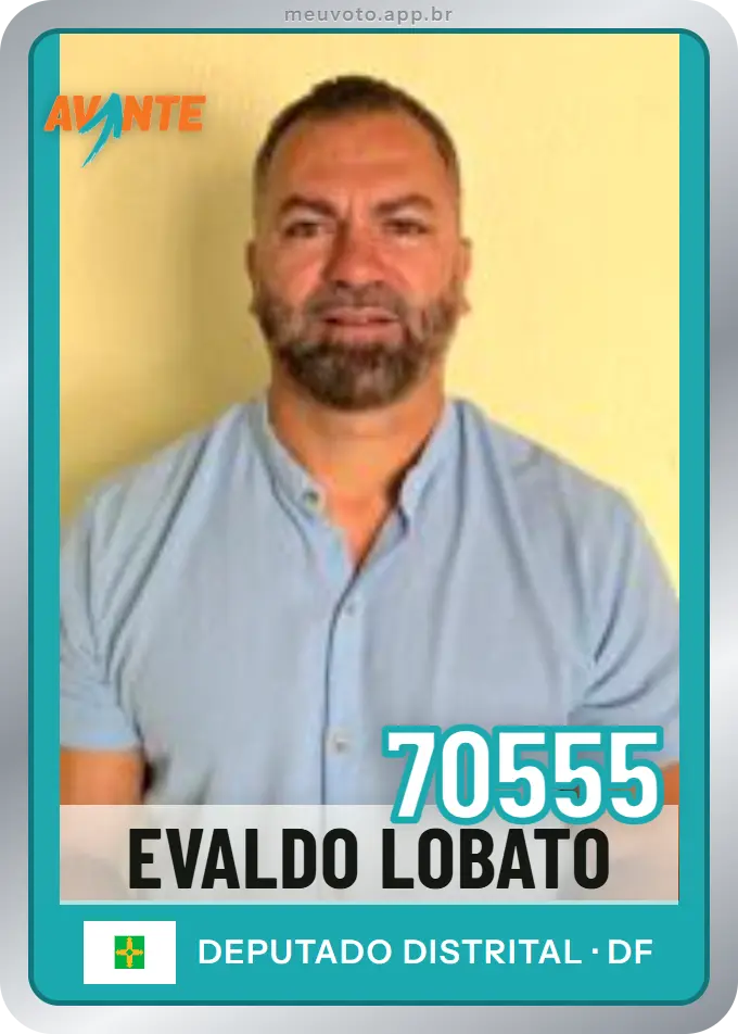 Carta de Evaldo Lobato, número 70555, Avante