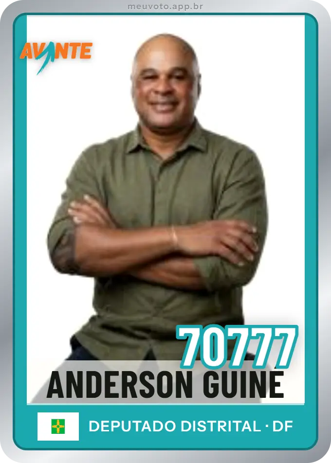Carta de Anderson Guiné, número 70777, Avante