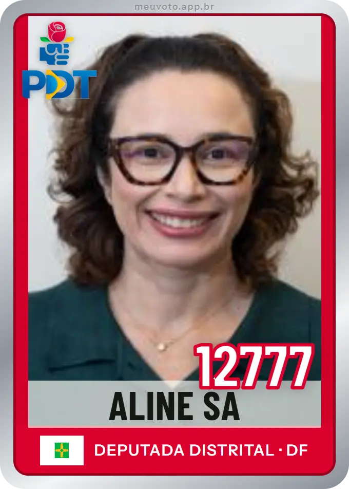 Carta de Aline Sá, número 12777, PDT