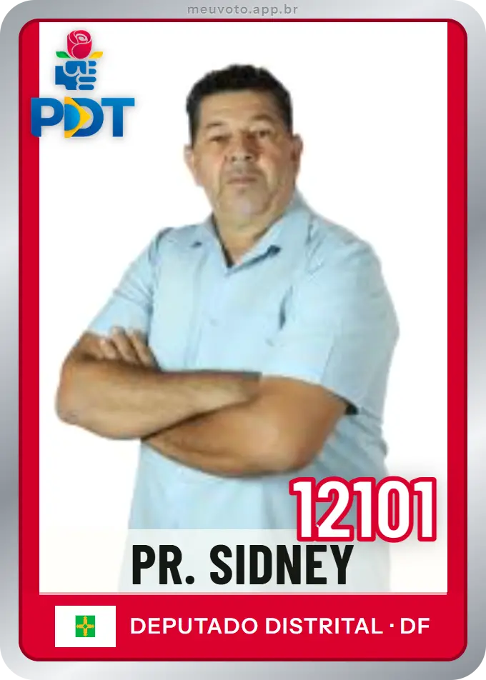 Carta de Pr. Sidney, número 12101, PDT