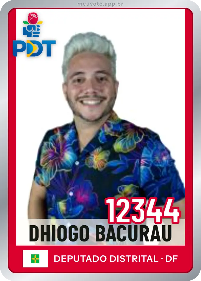 Carta de Dhiogo Bacurau, número 12344, PDT