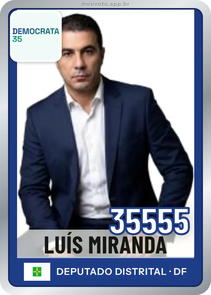 Carta de Luís Miranda, número 35555, Democrata