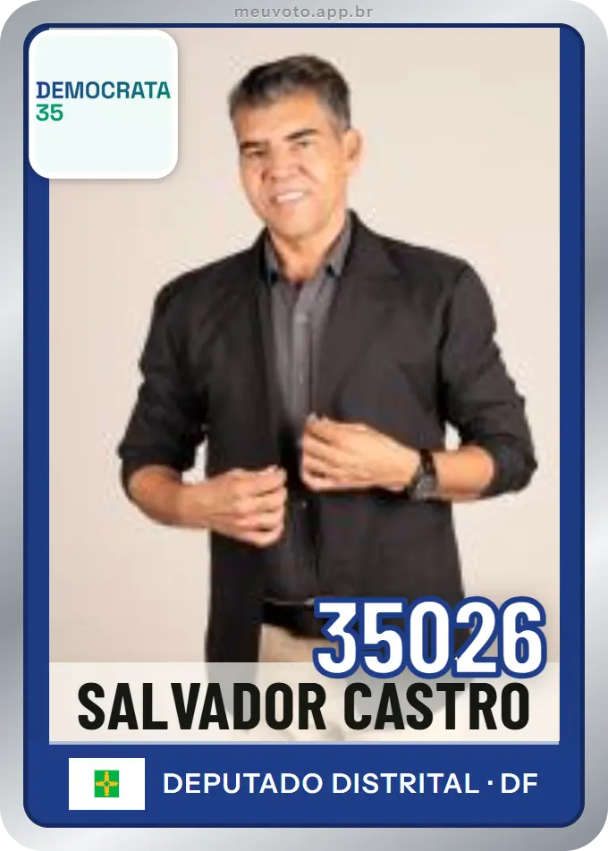 Carta de Salvador Castro, número 35026, Democrata