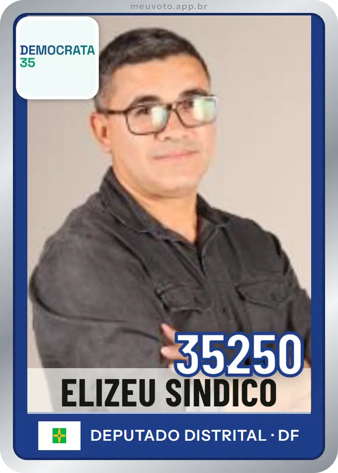 Carta de Elizeu Síndico, número 35250, Democrata