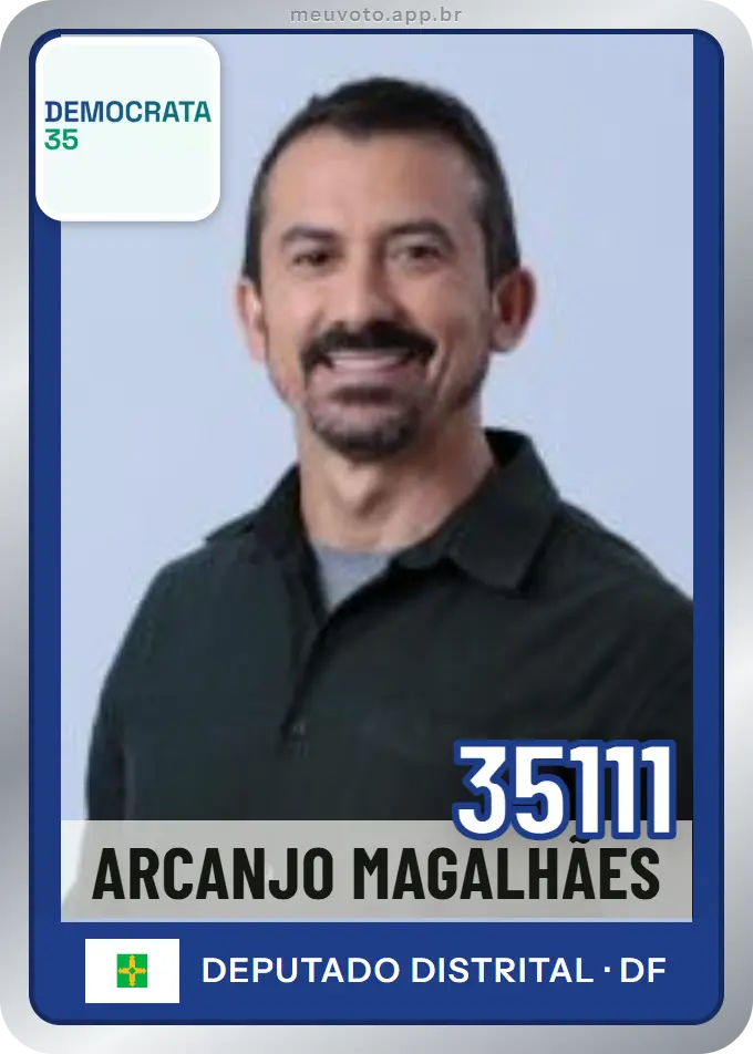 Carta de Arcanjo Magalhães, número 35111, Democrata