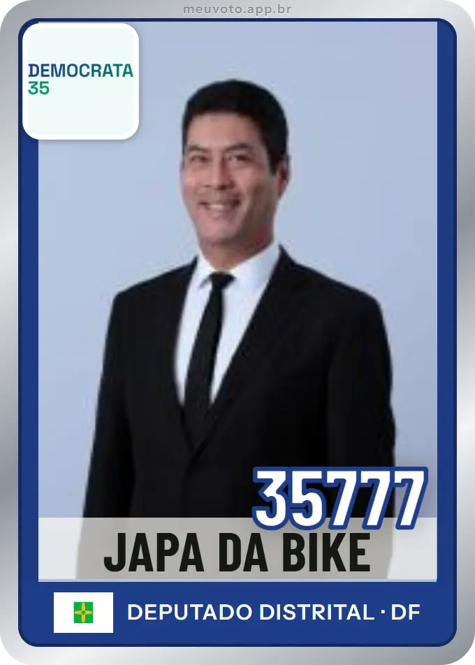 Carta de Japa da Bike, número 35777, Democrata