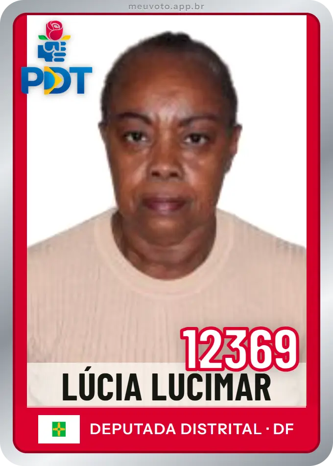 Carta de Lúcia Lucimar, número 12369, PDT