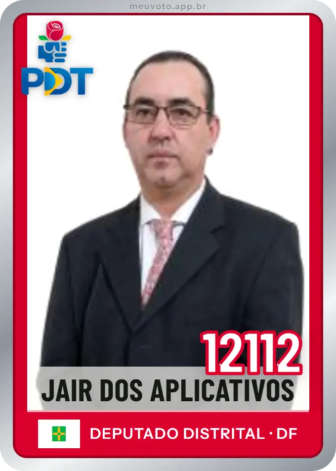 Carta de Jair dos Aplicativos, número 12112, PDT