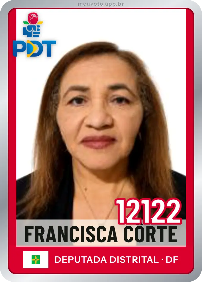 Carta de Francisca Côrte, número 12122, PDT